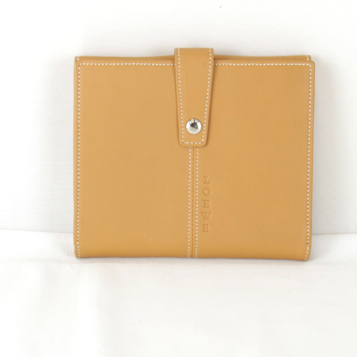 Rakuten - ＼楽天スーパーSALE／【10%OFFクーポン配布中】美品『USED』 LOEWE ロエベ 二つ折り財布 レザー ブラウン レディース【中古】