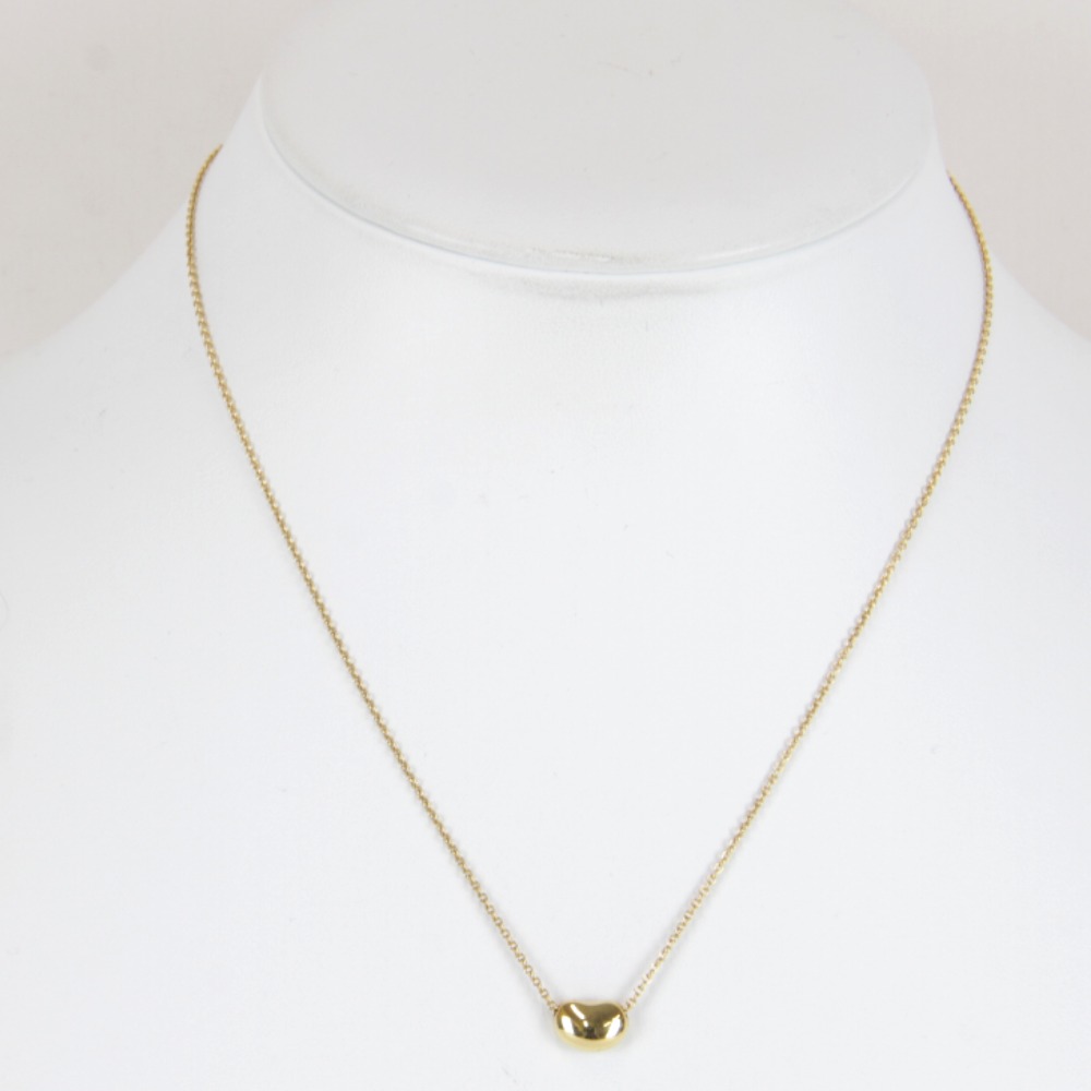 Rakuten - 美品『USED』 K18 TIFFANY&Co. Au750 エルサ・ペレッティ ビーン ネックレス 3.6g【中古】