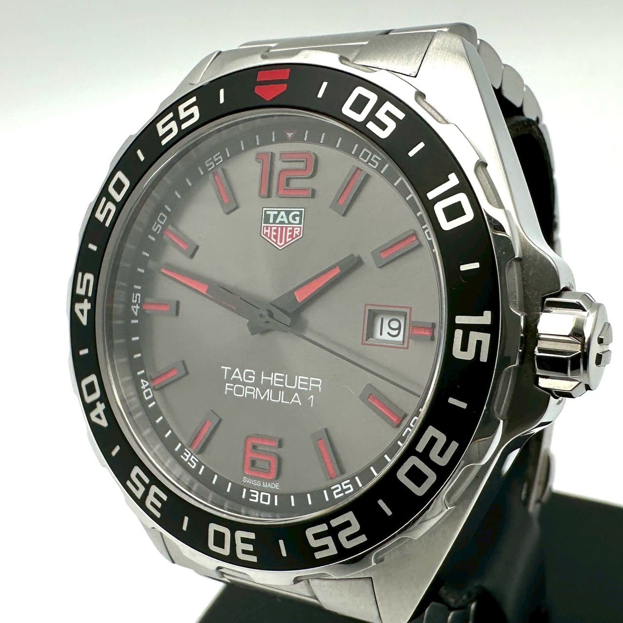 Rakuten - TAG HEUER タグホイヤー WAZ1018 フォーミュラ1 腕時計 クォーツ グレー メンズ【中古】