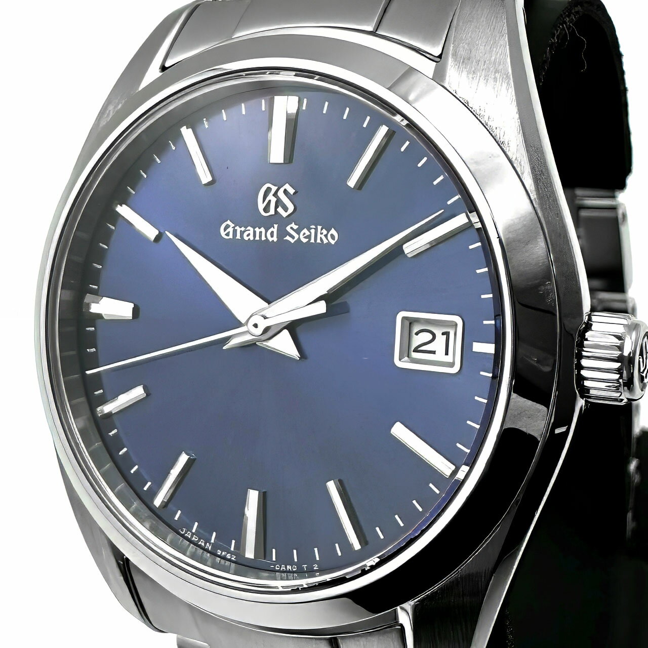 SEIKO グランドセイコー SBGX265/9F62-0AB0 ヘリテージコレクション 腕時計 クォーツ ブルー メンズ【中古】