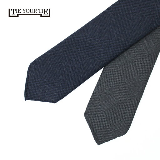 TIE YOUR TIE タイユアタイ ウールタイ フランク スフォデラータ チェック TIE YOUR TIE タイユアタイ ウールタイ フランク スフォデラータ チェック