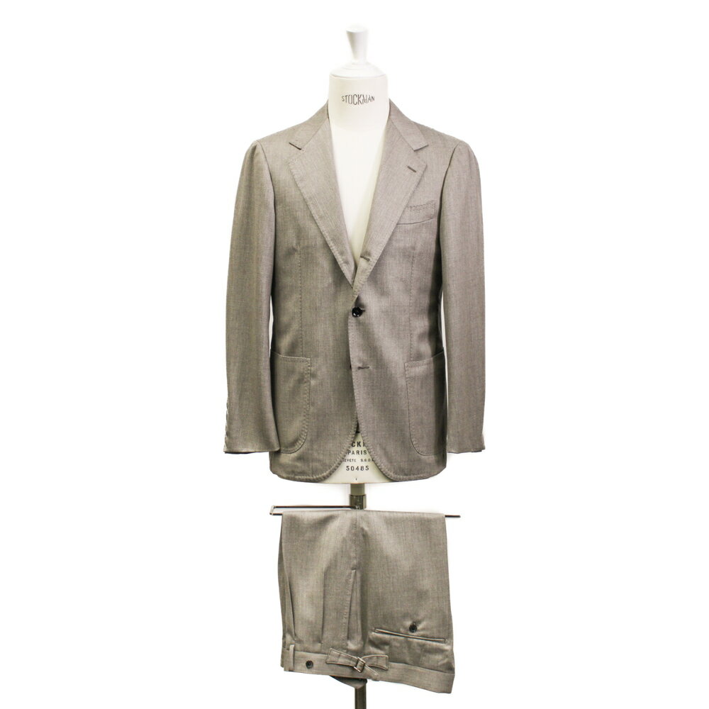 ヤクブレンドウール グレージュスーツ No-286 S-178SA