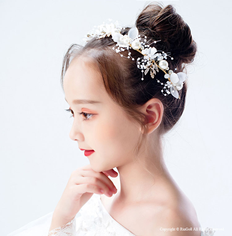 子供発表会ヘッドドレスカチューシャキッズ発表会髪飾りヘアーバンド子供結婚式お花モチーフのカチューシャピアノ発表会ヘアアクセサリーティアラヘアアクセサリーハロウィン仮装プリンセスキッズ女の子フォーマルアクセサリーフラワーガール