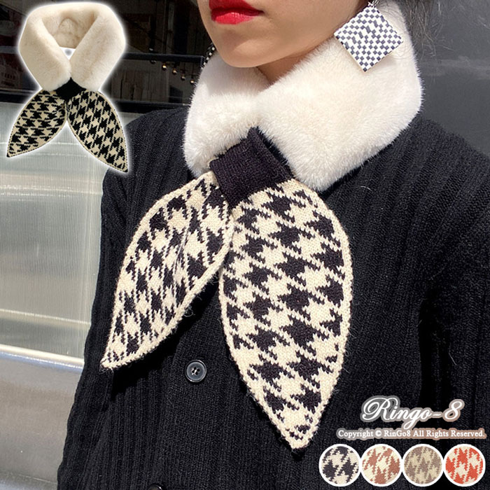 マフラー ミニマフラー レディース フェイクファー マフラー スヌード ティペット レディース ネックウ..