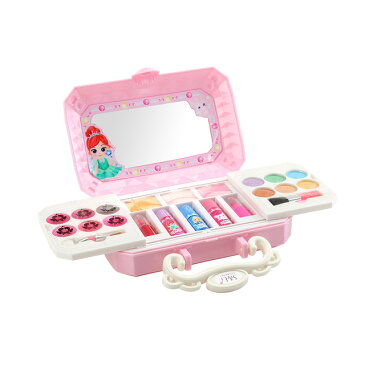 キッズメイクアップ コスメセット 23pcs 女の子 メイクセット 子ども 安全無毒 プリンセス おもちゃ プレイハウスガールドレスアップ 子ども用 お化粧セット 化粧おもちゃ おしゃれセット キッズ 知育玩具 お誕生日プレゼント プリンセスギフト 6歳以上