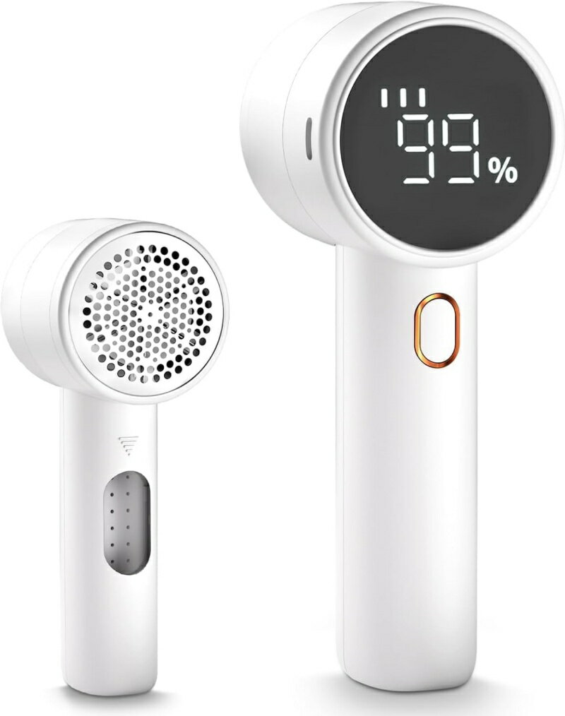 【2025年モデル 毛玉取り】毛玉取り 電動 けだまとり 毛玉クリーナー 液晶ディスプレイ付き 3段階のスピード調整 強力6枚刃 Type-C充電式 安全装置 様々な衣類 靴下 旅行 自宅用