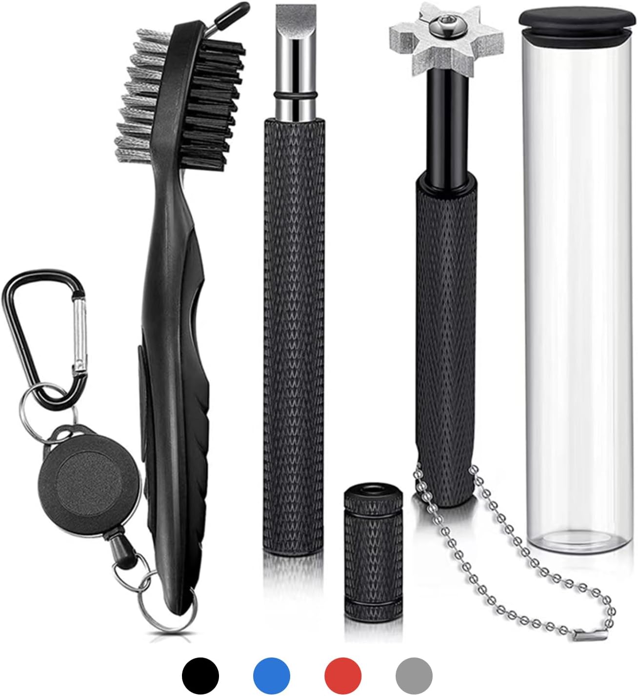 ゴルフクラブブラシ ゴルフ ブラシ ゴルフクラブ 清潔用 クリーニングセット ゴルフクラブ クリーナール ゴルフクリーニング アイアンブラシ ウェッジクリーナー 溝削り 両面ブラシ 便利 軽量 携帯便利 多用途 メンテナンス用品 3点セット