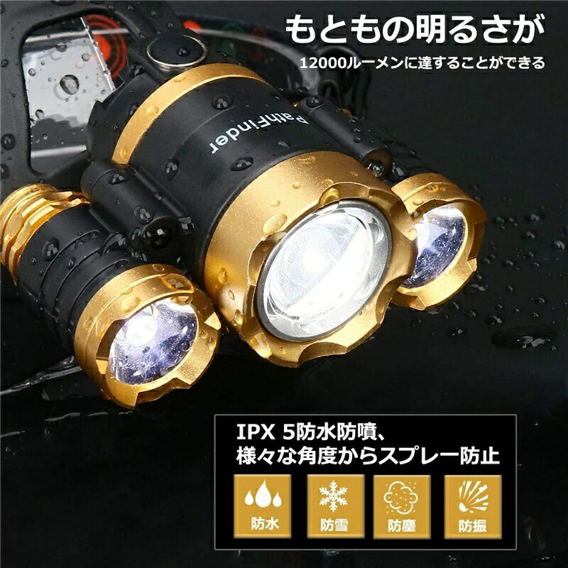 �ں�û������ۥإåɥ饤�� LED�إåɥ饤�� usb���ż� 12000�롼��� ���󥵡� �ɿ� ���˥� �饤�� �Ƕ��롼��� 90��Ĵ����ǽ 2�Ĥ�18650�Хåƥ꡼�դ� ����ѥإåɥ饤�� �إåɥ饤�� �ɿ� �إåɥ饤��led ���󥵡���ǽ�դ� �ɺ� �л� �������