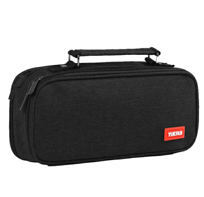 【最短翌日着】 ペンケース 筆箱 大容量 帆布 多機能 ツールペンケース ポーチ ダブル 文具バッグ 男の子 女の子 中小学生 高校生 大学生 社会人用 人気 おしゃれ かわいい 化粧ポーチ 多層 ボックス(ブラック)