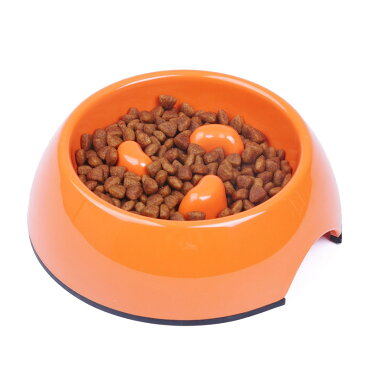 犬猫用ボウル ペット食器 早食い防止 食事 滑り止め 小中型犬用 給餌器 洗いやすい ペット皿 ゆっくり食べる食器