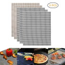 バーベキューマット BBQ網 焼き網 テフロングリルネット 焦げ付き防止 40x33cm 超耐熱 BBQグリルシート 再利用可能 料理用 ベーキング用 焙煎メッ...