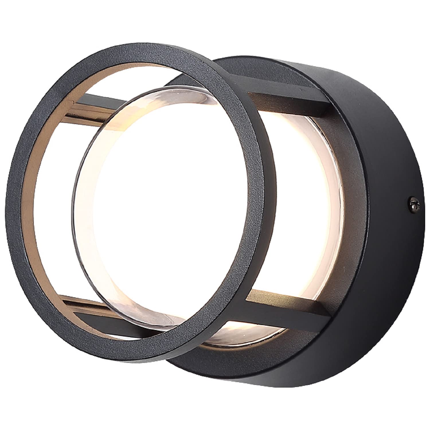 玄関ライト ポーチライト ブラケットライト 防水防雨 65 門柱灯 玄関照明 アウトドアライト 屋外屋内兼用 玄関灯 壁掛け照明 防犯ライト 勝手口 外灯 屋外 ガーデン 階段 廊下 庭 ベランダ ガレージ 倉庫 装飾照明 (ウォームホワイト)