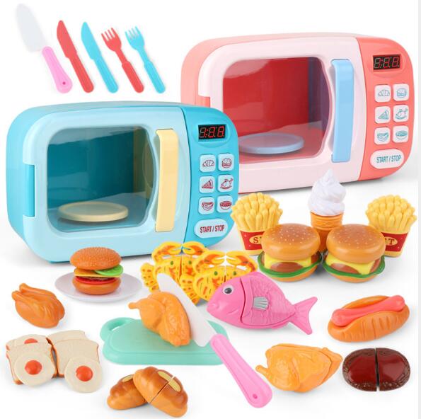 おままごと おもちゃ 電子レンジおもちゃ 31PCS 子供キッチンプレイセット ままごと遊びセット 子供用 おもちゃ 親子ゲームプレゼント 知育玩具 料理おもちゃ 誕生日 クリスマス 入園祝い プレゼントのサムネイル