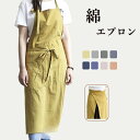 エプロン コットン100% 綿 花柄 広めの肩ベルト バッククロス 大きなタックを入れて広がるフレア感 ゆったりサイズ 大きめサイズ タック フレアー レディース 台所 カフェ 主婦 保育士 バイト バーベキュ 新婚 料理 調理 キッチン ガーデニング おしゃれ