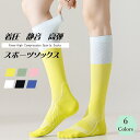 スポーツ ソックス 薄手 レディース スポーツ ハイソックス 女の子 ゴルフソックス 22.5~25.0cm 靴下 サイクリング 加圧 着圧ソックス テニス くつ下 ロング ジョギング ランニング ウォーキング ヨガ ジム スポーツクラブ アウトドア運動 登山用 静音