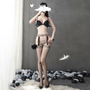 【5月5日限定!P5倍&10%OFF】ガーター風オープンタイツ セクシーランジェリー 可愛い ヒョウ柄 豹ストッキング 穴あき パンスト 股無し お尻オープンス...