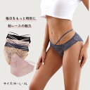 【スーパーセール期間P10倍!】 総レース デザイン ショーツ 総レースショーツ サイド紐 パンツ 紐パン ローライズ レース 紐パンツ ゴムタイプ シンプル サイドリボン セクシー 女性下着 tバック フルバック 食い込まないショーツ レディース 大きいサイズ ショーツセット