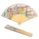 KIKKERLAND 【キッカーランド】 NYC Transit map FAN ニューヨーク地図 扇子