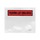 PACKING LIST ENCLOSED 14 × 11.5 cm 納品書 シール付き セーフティー ビニール パッケージ 防水