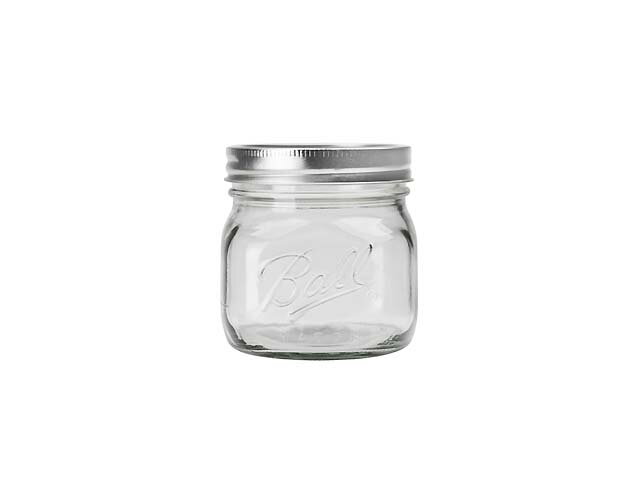 BALL 【ボール】MASON JAR メイソンジャー 16oz ワイドマウス ガラス保存瓶 (500ml)