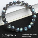 【7Aランク】一押し お買い得!高品質 透明度あり ラブラドライトブレスレット 6mm 8mm 10mm 内径14cm~21cm