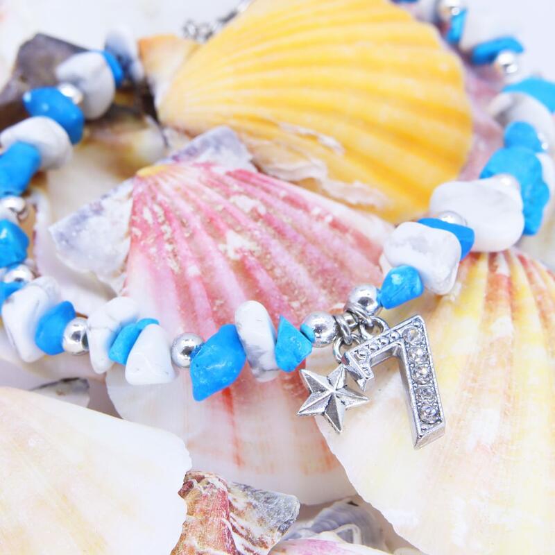 ターコイズアンクレット★さざれ石・...