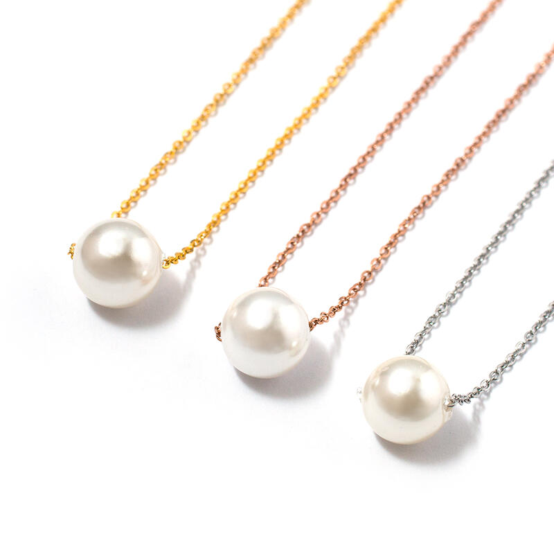 【18K純金コーティング 天然パール ネックレス レディース ステンレスチェーン使用 ツヤあり 上品 パールアクセサリー フォーマル 卒業式 入学式 結婚式 お呼ばれ プレゼント ギフト 大人かわいい ジュエリー 女性用 アクセサリー 母の日 誕生日 記念日】のサムネイル