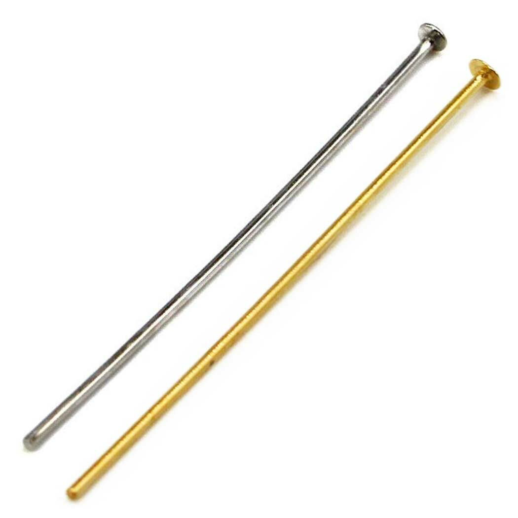 【10本入り】Tピン ハンドメイド サージカルステンレス アクセサリーパーツ シルバー ゴールド パーツ ..