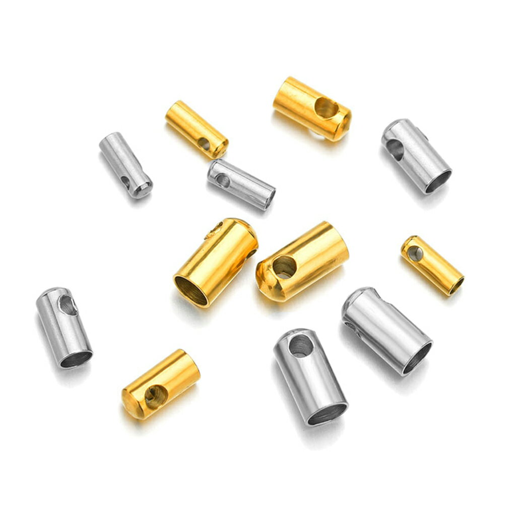 紐留め カツラ カシメ キャップ ヒモ留め キャップ エンドキャップ ストラップパーツ アクセサリーパーツ 接続パーツ