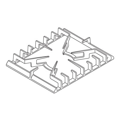 ごとく（五徳）【受注生産品】 リンナイ純正部品ビルトインコンロ
