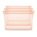 ジップトップ ディッシュ3点セット(ピーチ)【製造元出荷】