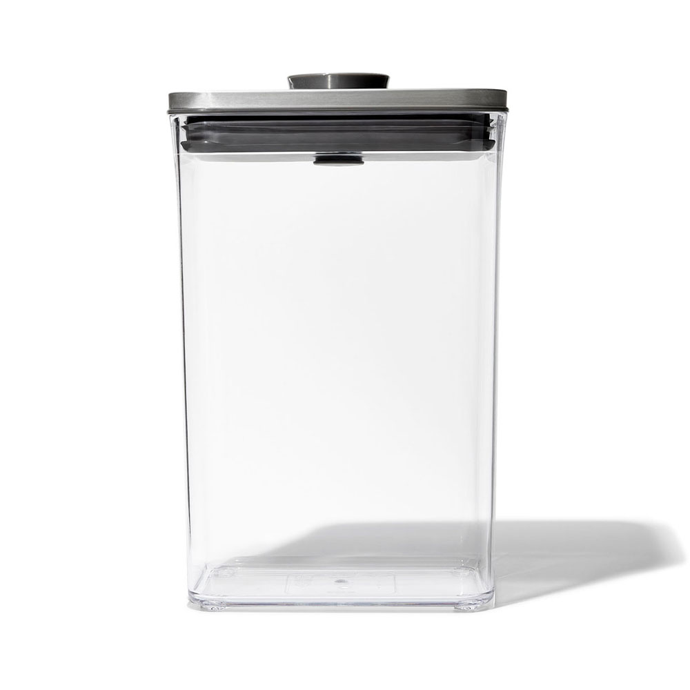 OXO（オクソー）ステンレスポップコンテナ レクタングル ミディアム【製造元出荷】