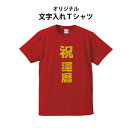 名入れTシャツ 文字入れTシャツ 1枚からご注文OK！ クリスマス・誕生日プレゼントやイベントに最適★ 還暦祝いにも オリジナルで作る Tシャツ 送料無料