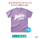 チームTシャツ ユニフォームに オリジナルで作成 オーダーメイドTシャツ 1色プリント代込み メンズ/レディース 名入れ・ロゴ入れ クラスTシャツ 送料無料 体...
