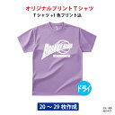 チームTシャツ ユニフォームに オリジナルで作成 オーダーメイドTシャツ 1色プリント代込み メンズ/レディース 名入れ・ロゴ入れ クラスTシャツ 送料無料 体育祭 学園祭 イベント文化祭 20〜29枚専用