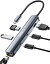 Dockteck 6-in-1 usb c ϥ 4K@60Hz HDMI, usbϥ type-c 4K HDMI ݡ PD 100W USB-cݡ 2USB 3.0 1Gbpsͥå ݡ typec ϥ MacBook Pr