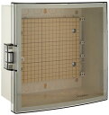 河村電器 プラボックス ABS樹脂製 スモークアクリルドア付 ボデークリーム色 SPN 2525-12T