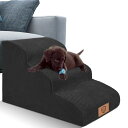 Masthome 犬 階段 犬スロープ階段 ドッグステップ 犬用ステップ 3段 8色 高さ40cm ペット用 ステップ 階段 滑り止め 怪我防止