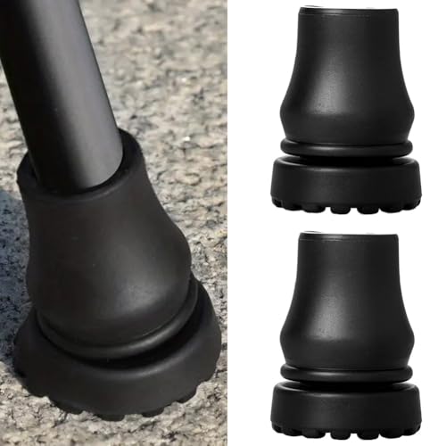 Moeagel 杖先ゴム 替えゴム 16mm 2個入 杖先替えゴム 松葉杖 ゴムキャップ 交換用 杖ゴム 滑り止め 衝..