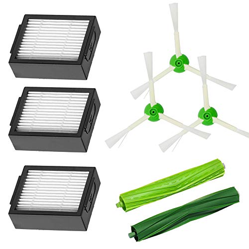 ルンバe5 i7 i7+ i5 i5+ i3+ j7 j7+ i3 i2 と互換性のある消耗品セット ロボット掃除機交換用 フィルタ..