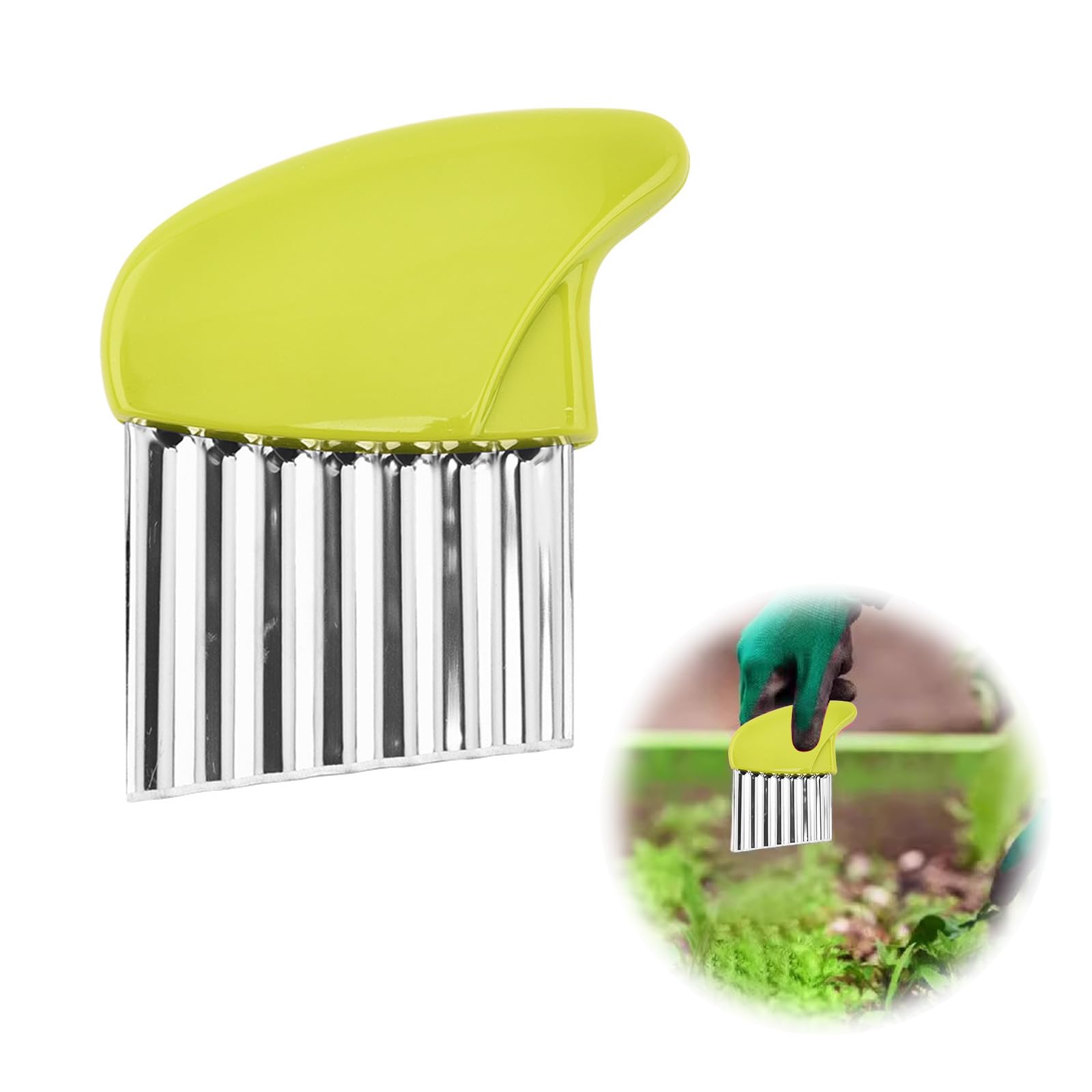 Coollooda 雑草ブラシ 雑草抜き 草削ブレード 草抜き 草取り道具 雑草取り器具 草取りグッズ 軽量 使い..