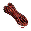 YFFSFDC awg22 電線 ケーブル 20m 22AWG 延長ケーブル コード 電線 2芯 LEDテープライト 単色用延長ケーブル LED