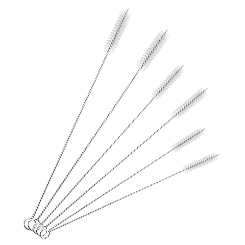 TORMEN ストローブラシ 哺乳瓶ブラシ ロングチューブブラシ ストロー・ホース用極細タイプ隙間ブラシ 2..