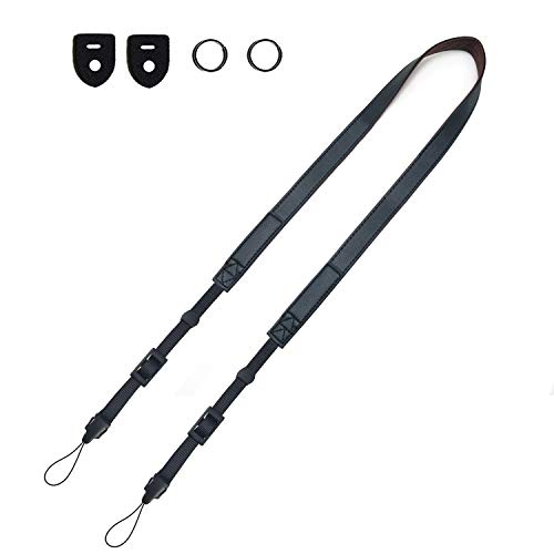 CHMETE カメラネックショルダーベルトストラップ 革