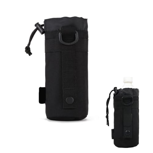 FANGCUU 水筒ポーチ ボトル用ポーチ 550ml ペットボトルホルダー ブラック アウトドア スポーツ用 登山..