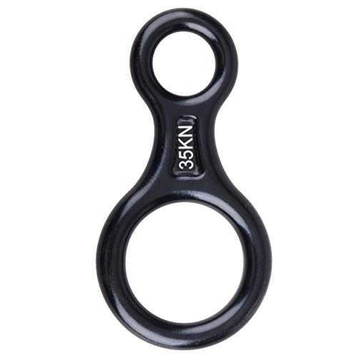 Azarxis エイト環 35kN レスキューエイト アルミニウム材質 高強度 耐久 軽量 クライミング用品 懸垂下降 岩登り 空中 救援 Azarxis エイト環 35kN レスキューエイト アルミニウム材質 高強度 耐久 軽量 クライミング用品 懸垂下降 岩登り 空中 救援