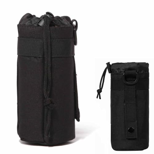 YUWENW ボトル用ポーチ 水筒ポーチ 1個セット ナイロン ペットボトルホルダー ウォーターボトルバッグ ハンディポーチ ウォーターボトルバ