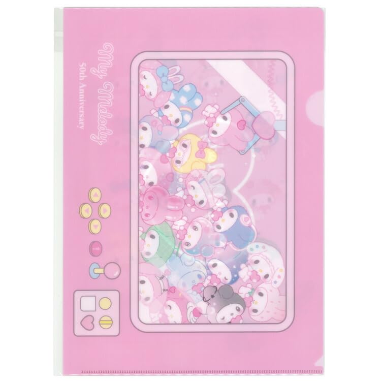 マイメロディ 50th Anniversary ガーリーポップハート A4クリアファイル2枚セット
