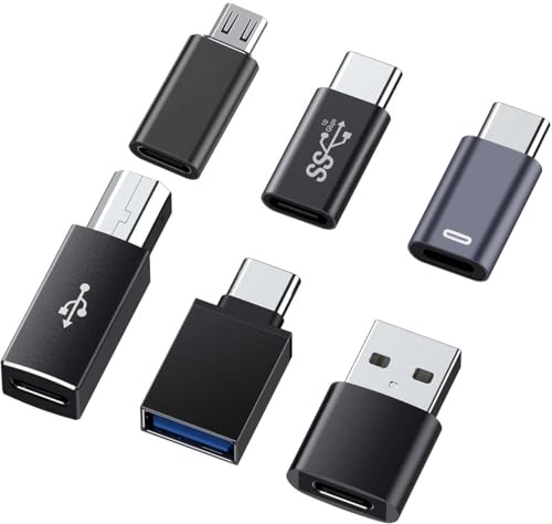 USB変換コネクタ Bタイププラグ USB Bタイプ用変換アダプタ USB Cタイプ から USB Bタイプへ USB-C Type C & U
