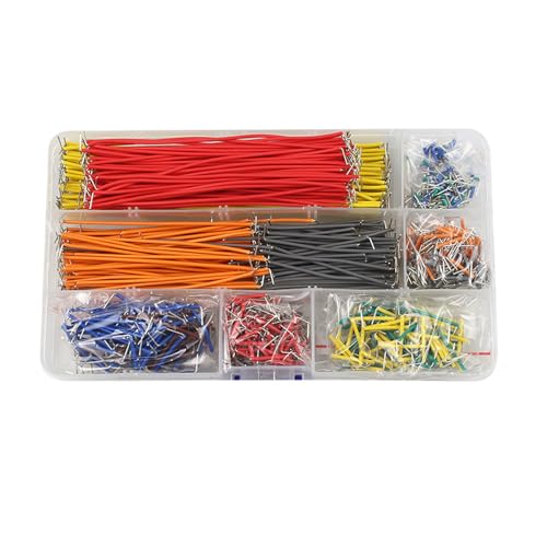 beyourchoi ジャンパー線 ジャンパーワイヤー ブレッドボード用ワイヤキット 840個 14サイズあり 収納..